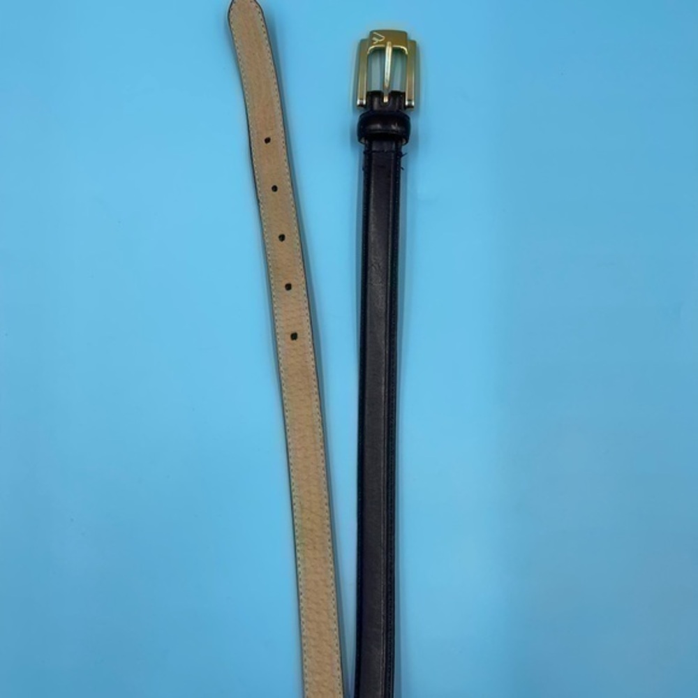 Vtg 90’s Skinny Leather Liz Claiborne Belt